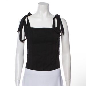 REFORMATION Square Neckline Sleeveles Top Size Small